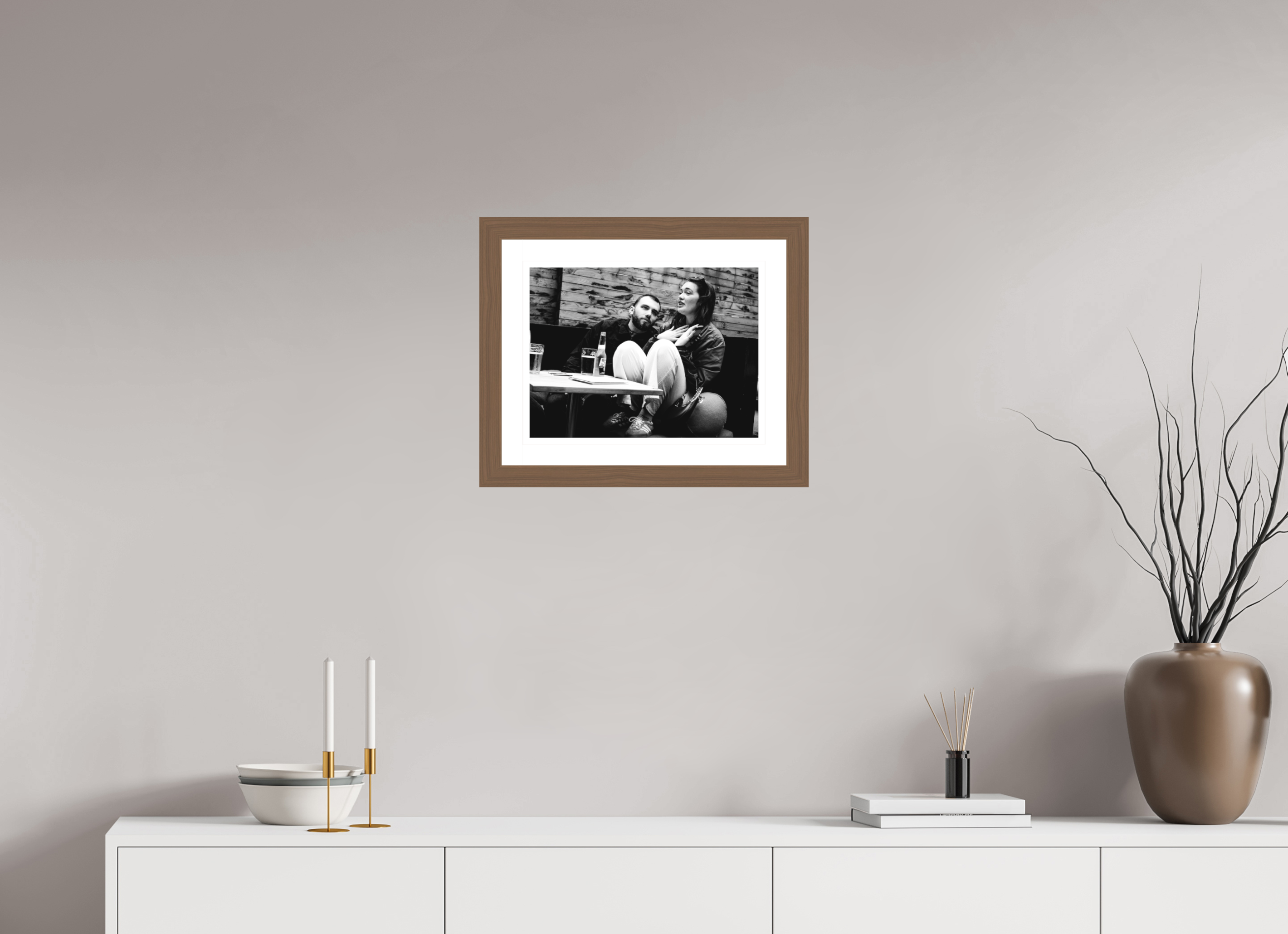 40 x 30 cm, Hamburg 40 mm, Walnut Adorare - Leeds, UK