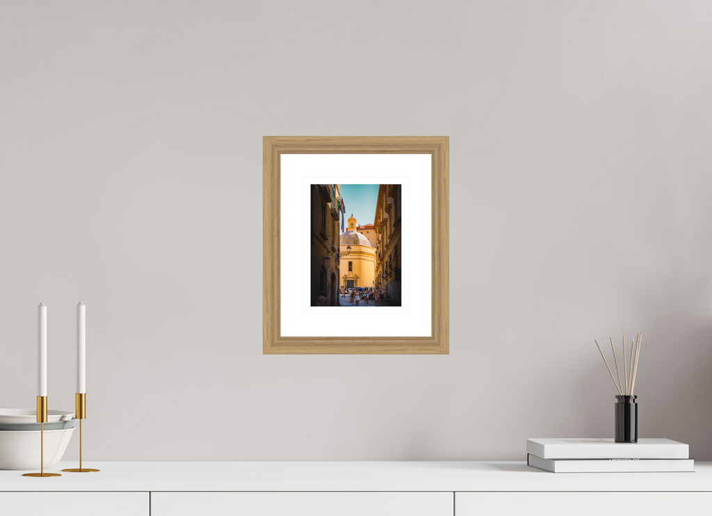 15 x 20 cm, Vienna 27 mm, Natural oak Faith is out - Salerno, Italy