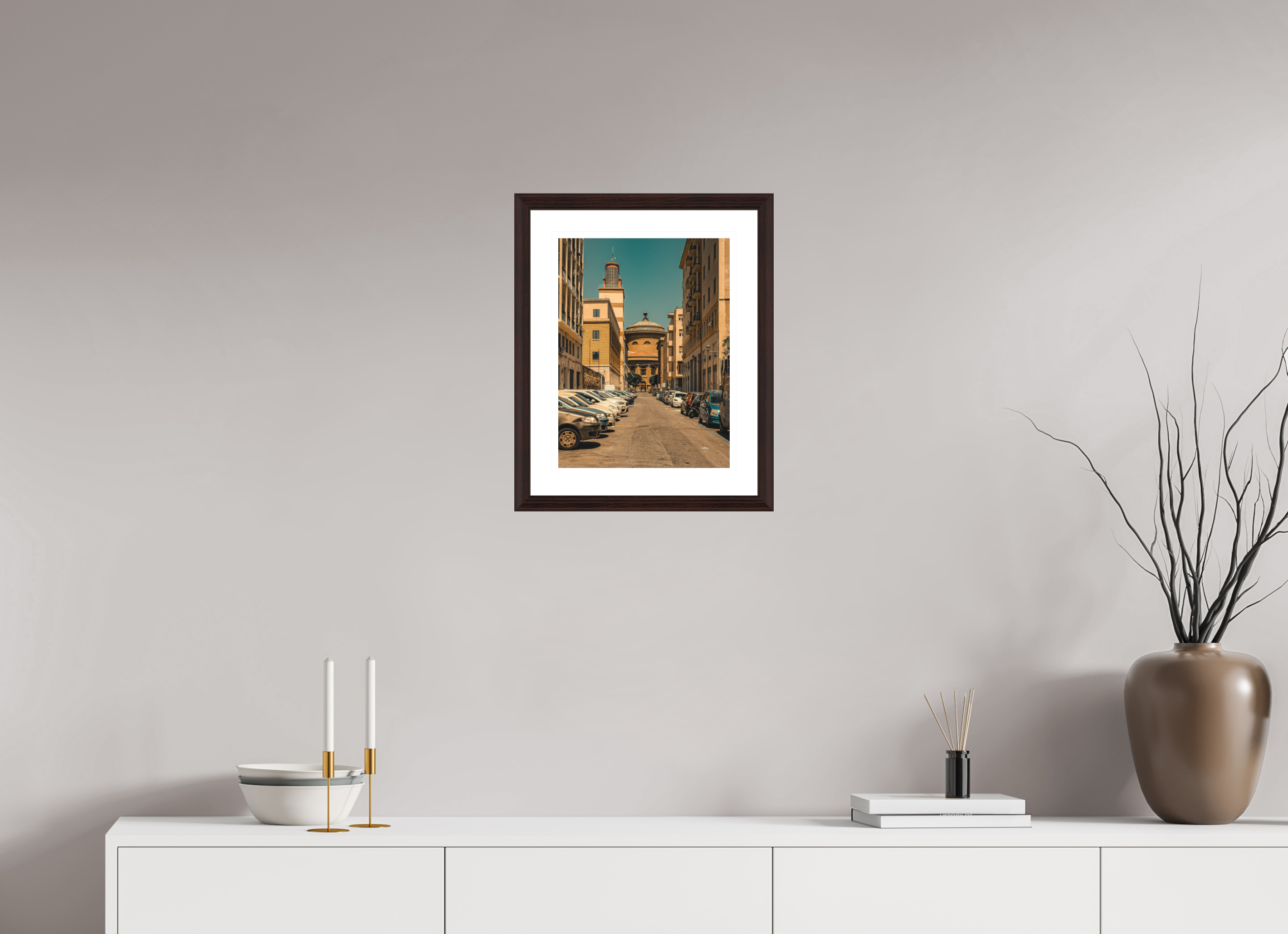 30 x 40 cm, Vienna Alder Brown Passaggio del Teatro Massimo
