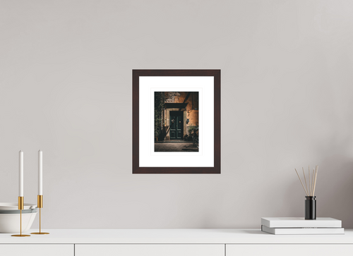 15 x 20 cm, Alder brown | Natural white mount Between 14 & 15 | Lucca, Tuscany