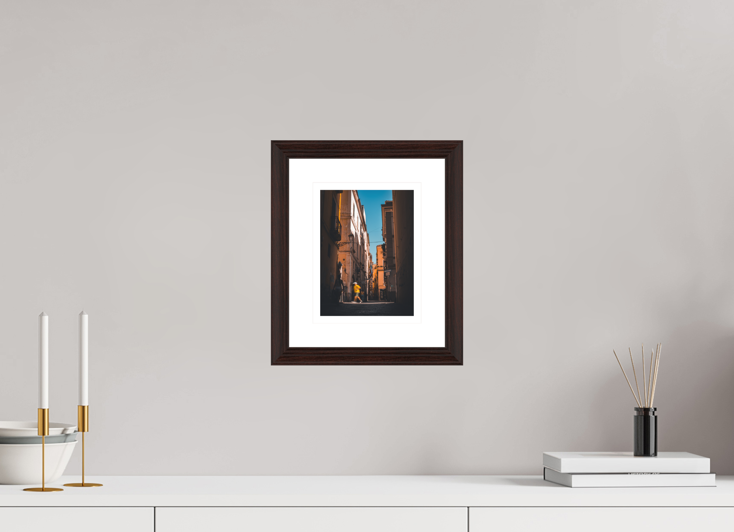 15 x 20 cm, Vienna Alder Brown In Passing - Palermo, Sicily