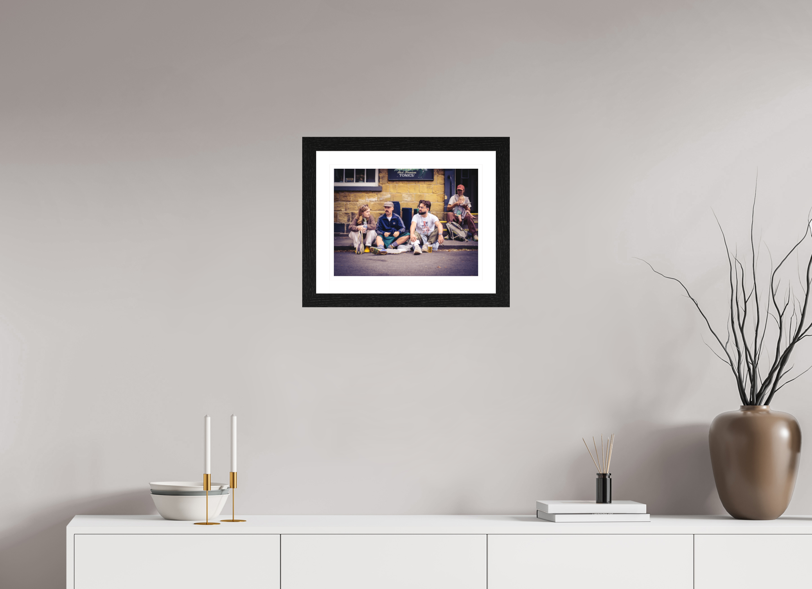 40 x 30 cm, Hamburg 40 mm, Black oak Fine Tonic - Leeds, UK.