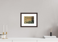 20 x 15 cm, Alder brown | Natural white mount God Save Gelato | Lucca, Italy