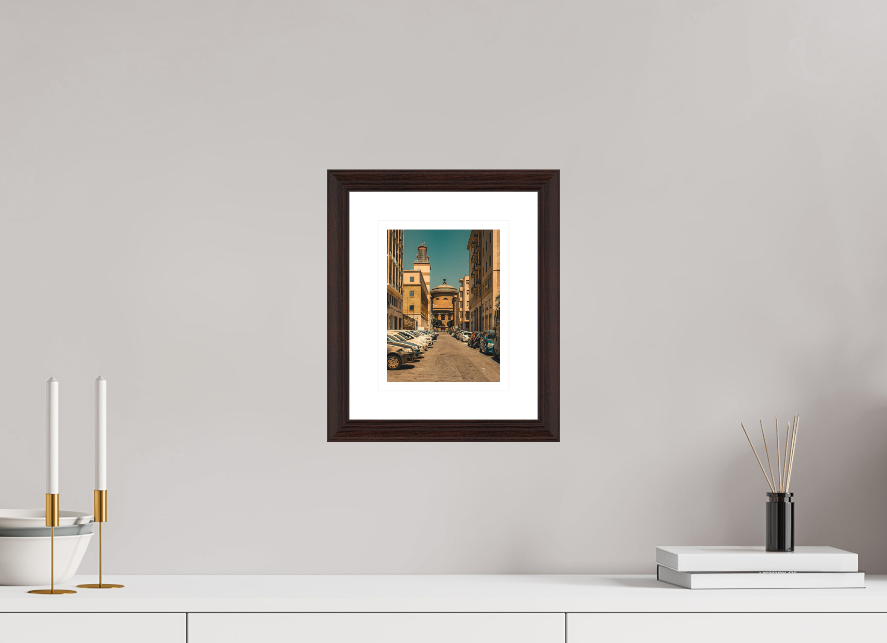 15 x 20 cm, Vienna Alder Brown Passaggio del Teatro Massimo