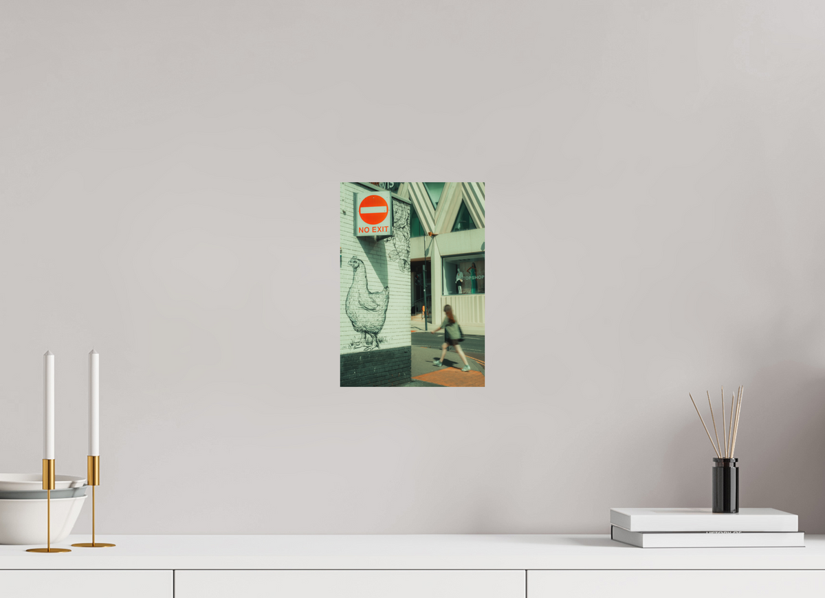 20 x 28.3 cm, Print Only No exit chicken | Leeds
