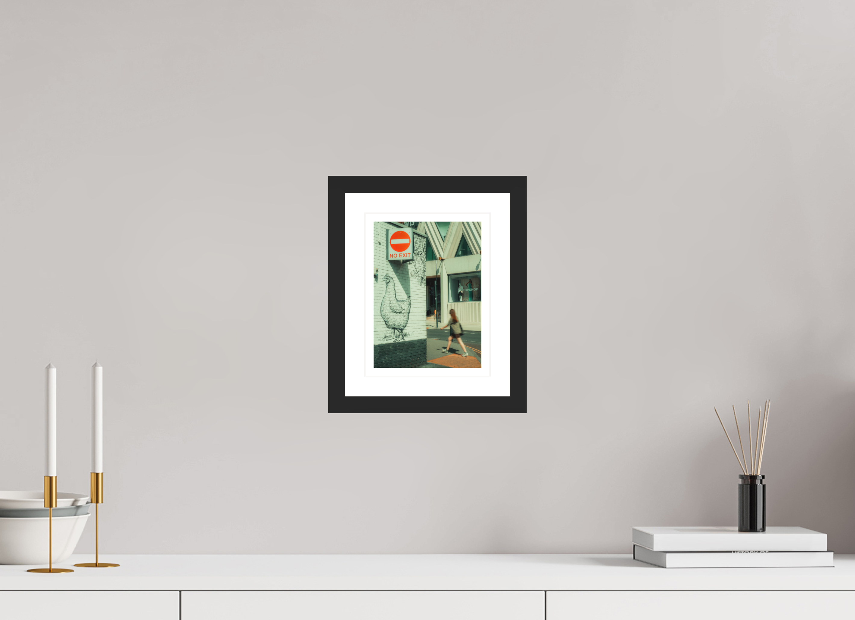 15 x 20 cm, Hamburg 20 mm, Black matte CTH No Exit Chicken | Leeds
