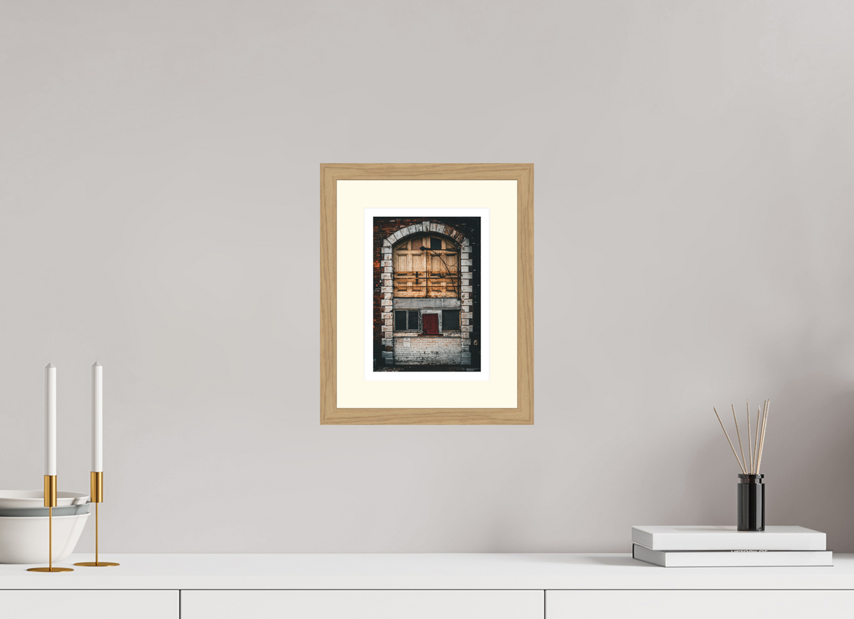 15 x 21.2 cm, Natural oak | Ivory mount Be ryte | Leeds
