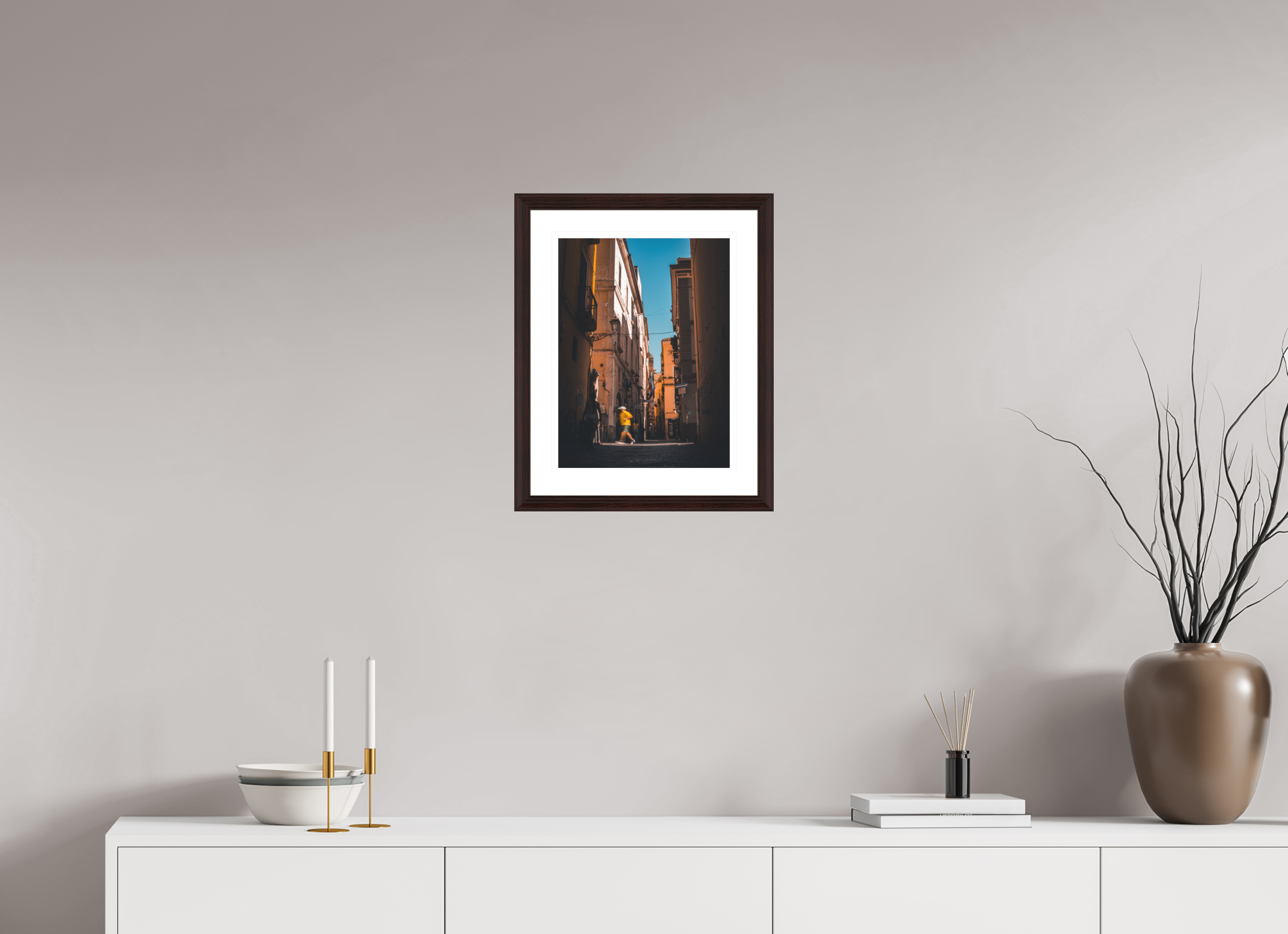 30 x 40 cm, Vienna Alder Brown In Passing - Palermo, Sicily