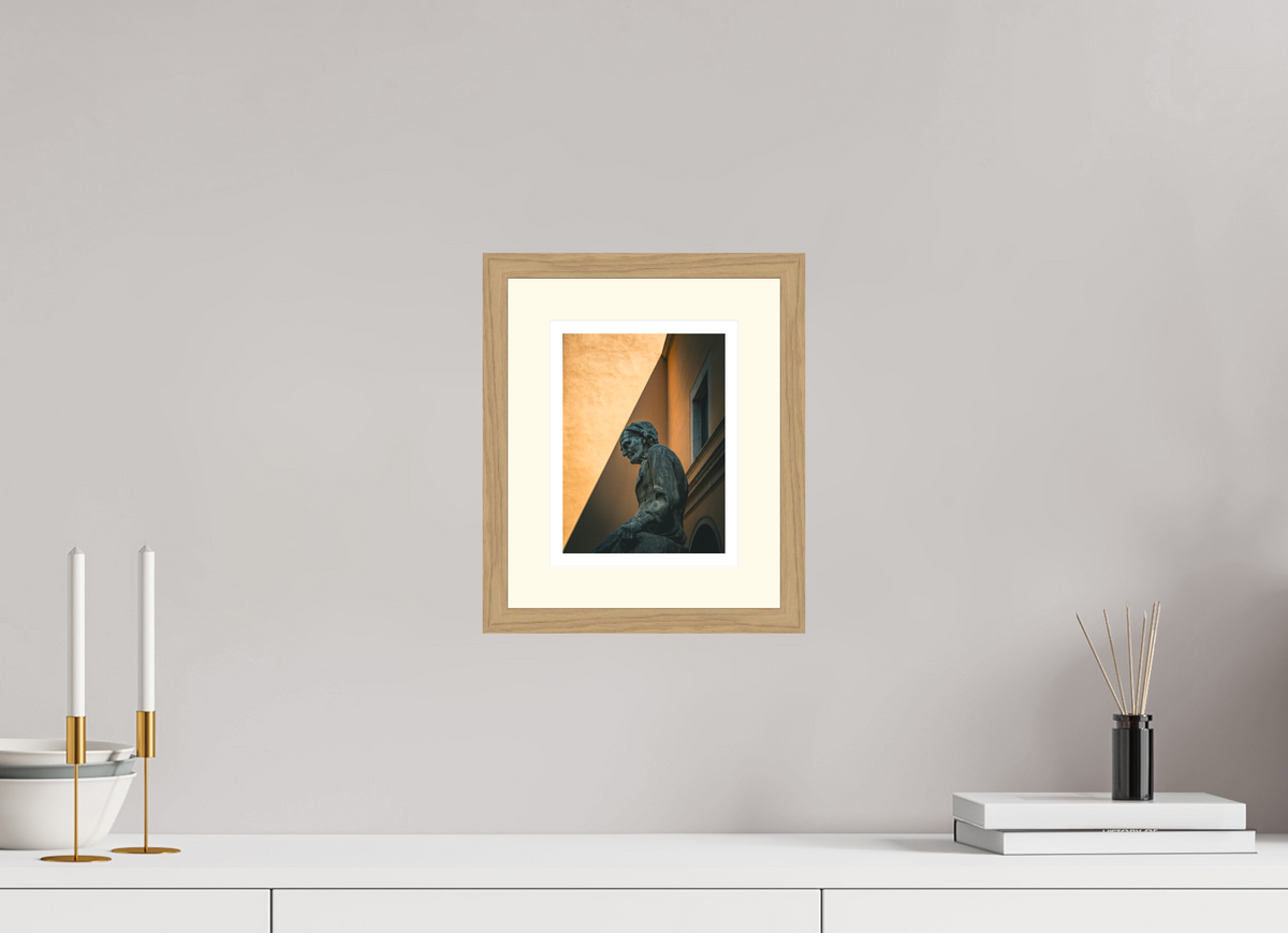 15 x 20 cm, Natural oak | Ivory mount Last Farmers Market | Palma de Mallorca