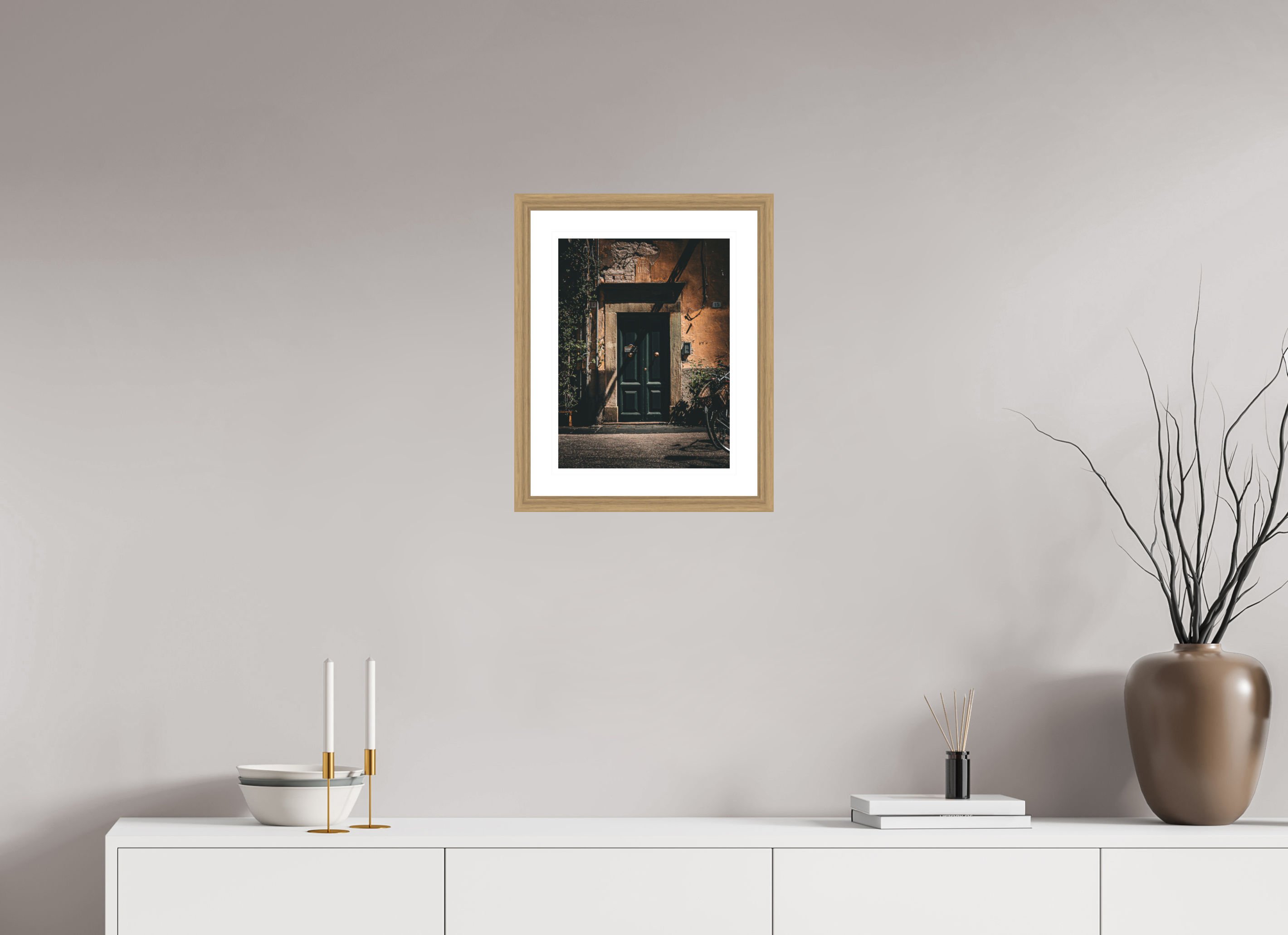 30 x 40 cm, Vienna 27 mm, Natural oak Between 14 & 15 - Lucca, Tuscany
