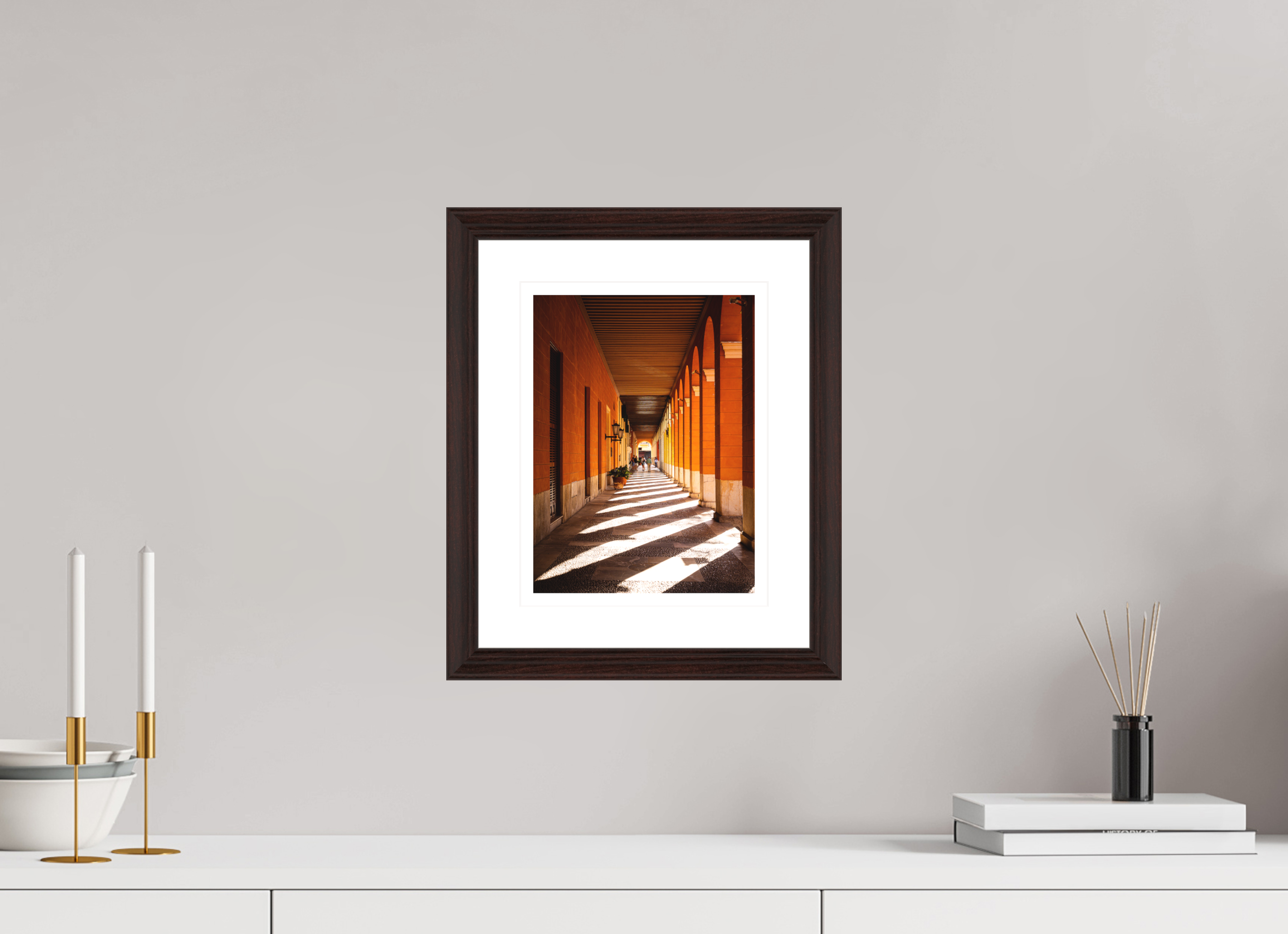 20 x 26.7 cm, Alder Brown Passage of Light — Palma de Mallorca