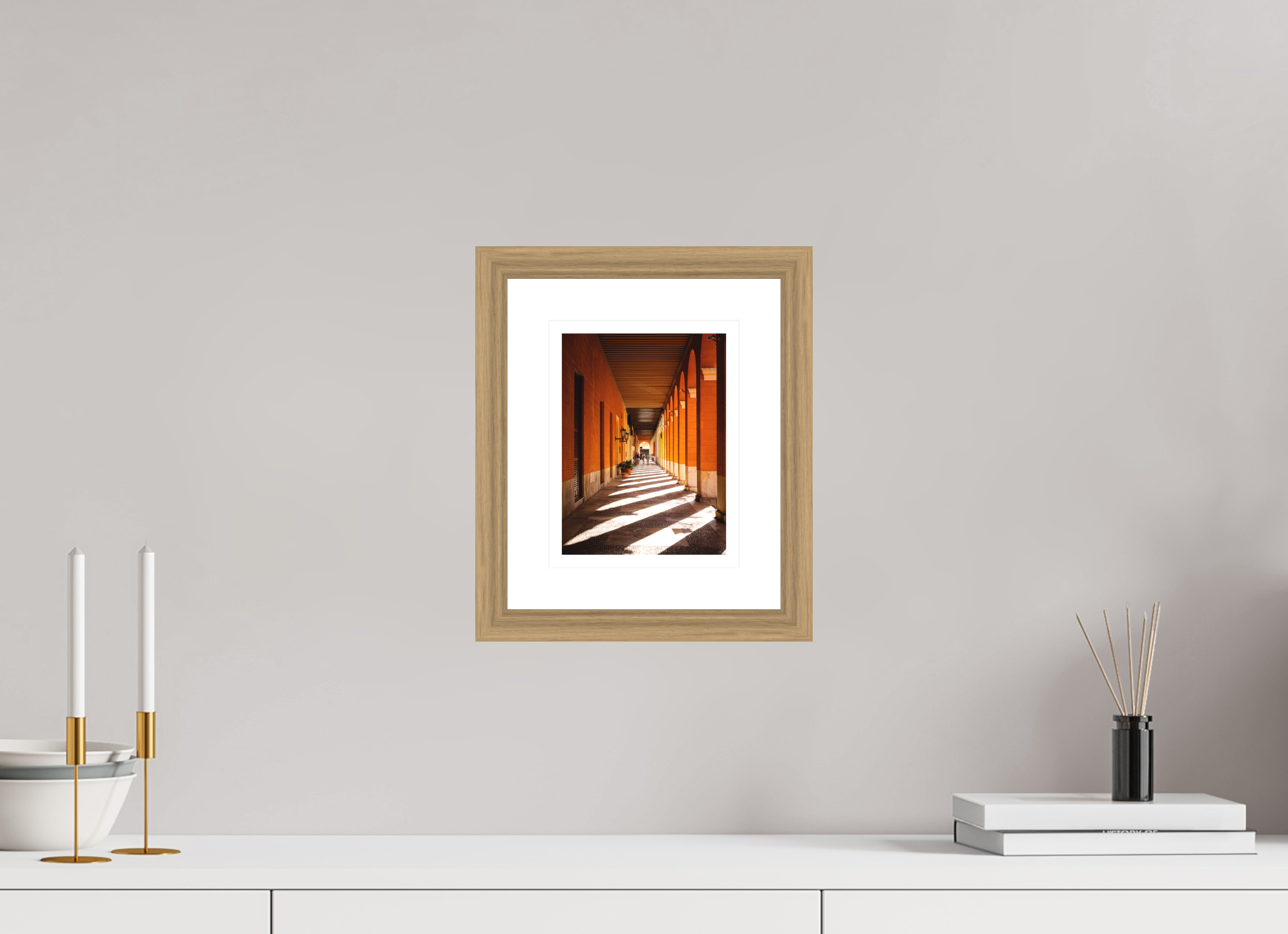 15 x 20 cm, Vienna 27 mm, Natural oak Intervals of Light - Palma de Mallorca