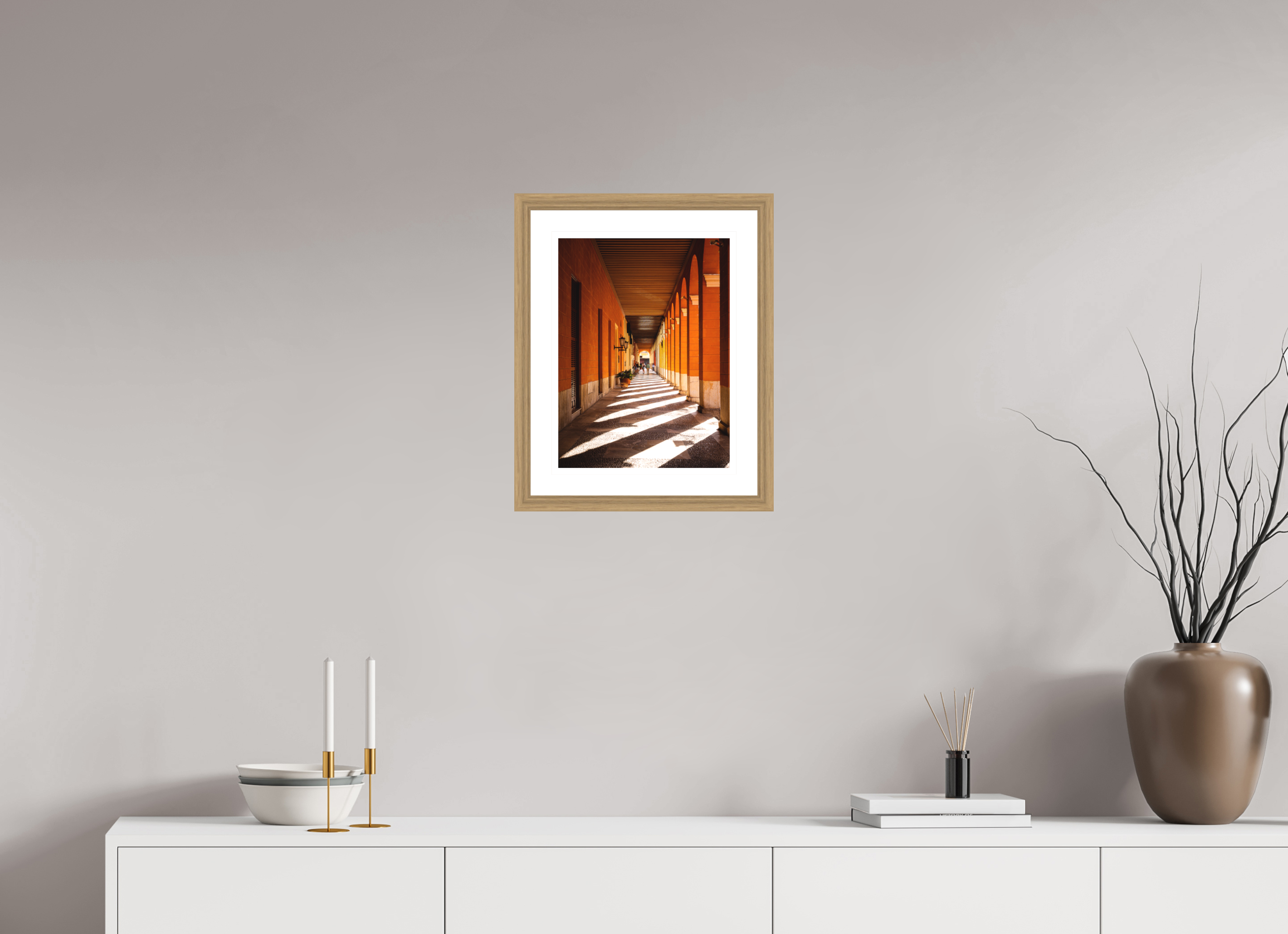 30 x 40 cm, Vienna 27 mm, Natural oak Intervals of Light - Palma de Mallorca