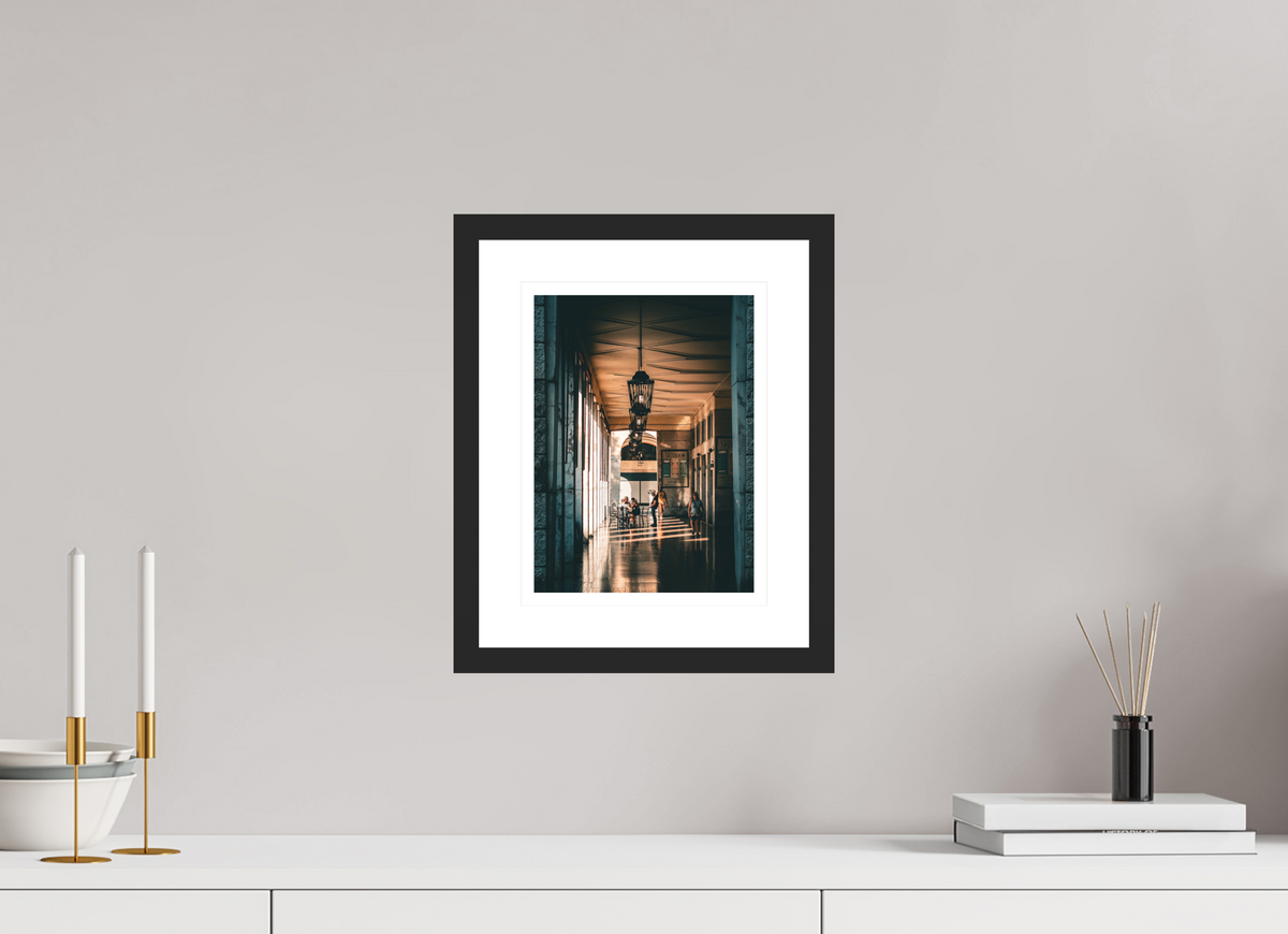 20 x 26.7 cm, Black matte Under Livorno | Livorno, Tuscany