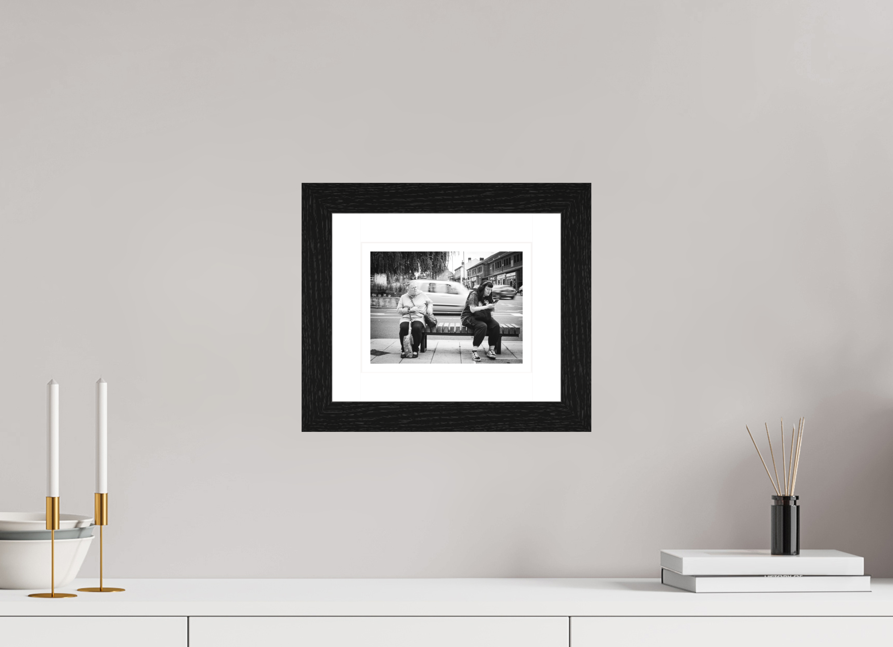20 x 15 cm, Hamburg 40 mm, Black oak Space - Leeds, UK