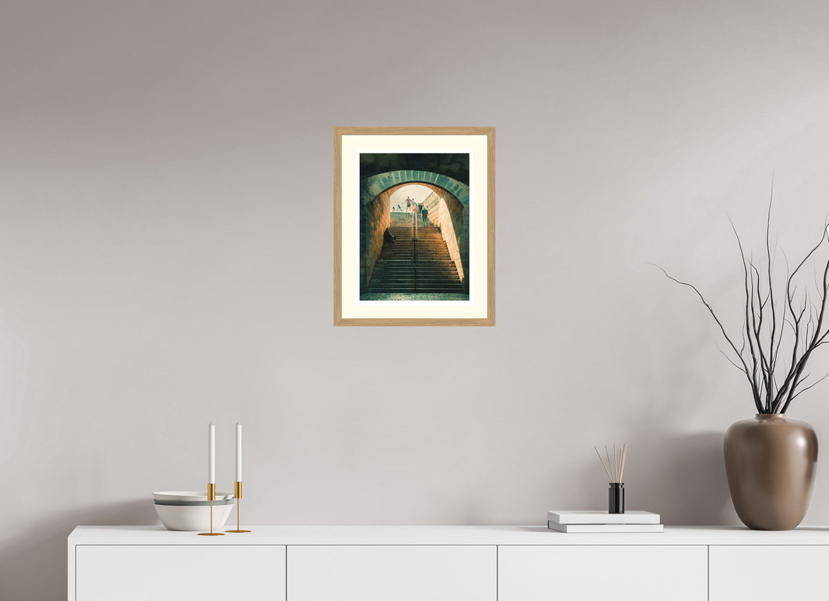 30 x 40 cm, Natural oak | Ivory mount The Cost | Palma de Mallorca