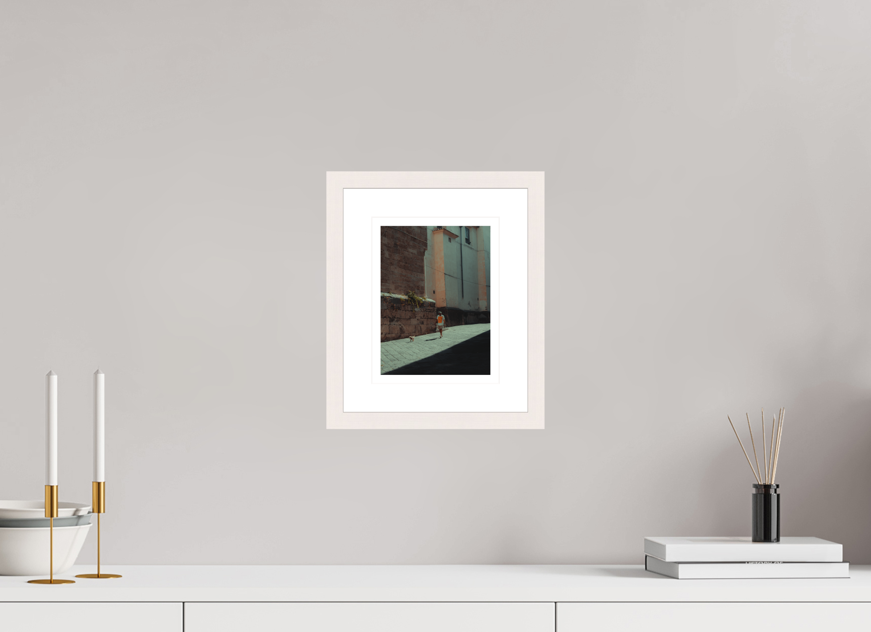 15 x 20 cm, Hamburg 20 mm, Maple white Passing Through - Salerno, Italy