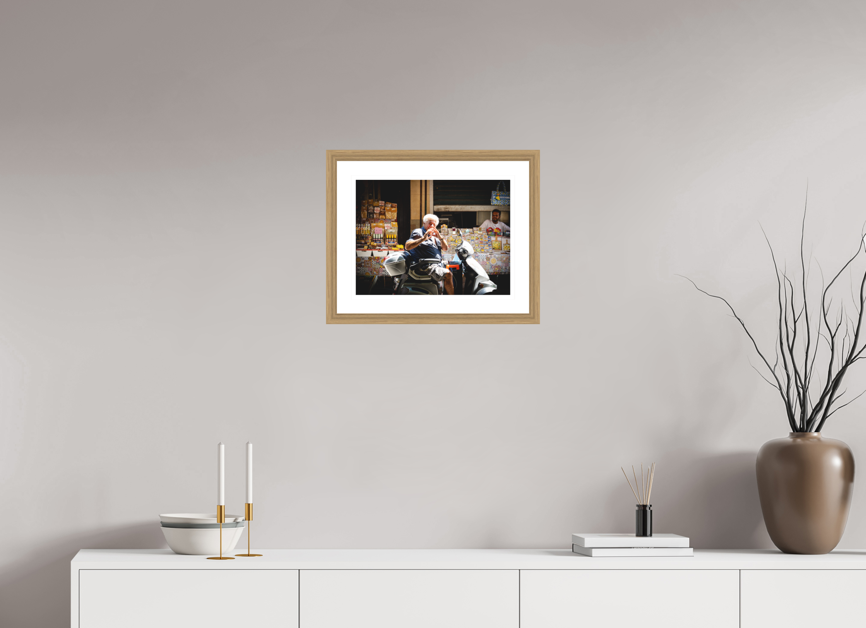 40 x 30 cm, Vienna 27 mm, Natural oak Mobility Love - Palermo, Sicily