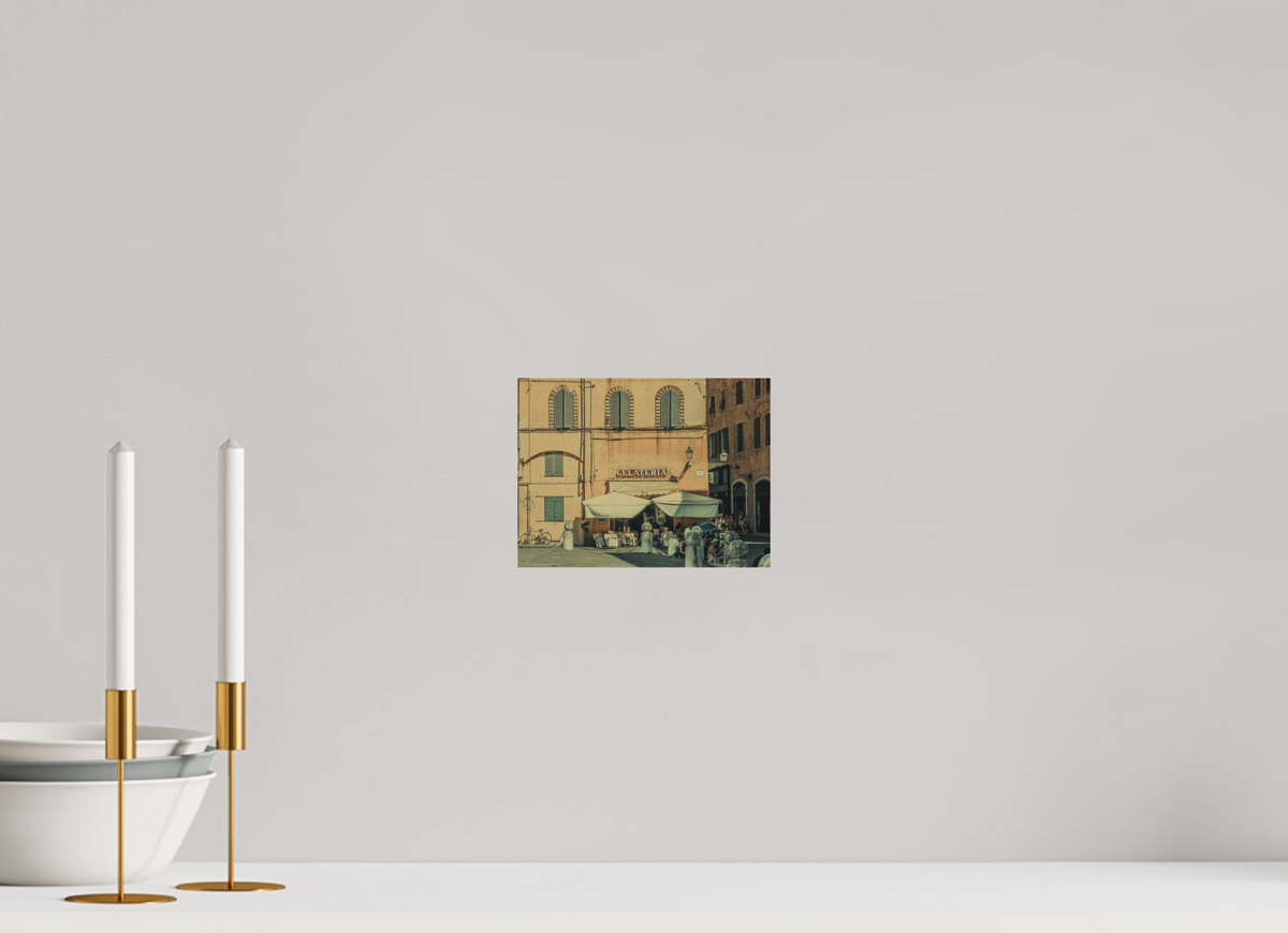 20 x 15 cm, Print Only God Save Gelato | Lucca, Italy