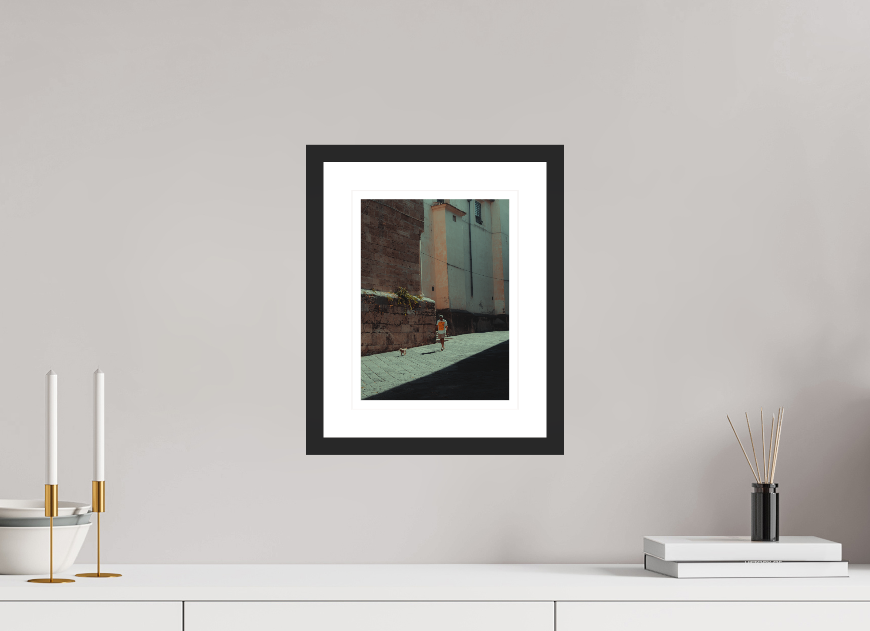 20 x 26.7 cm, Hamburg 20 mm, Black matte Passing Through - Salerno, Italy