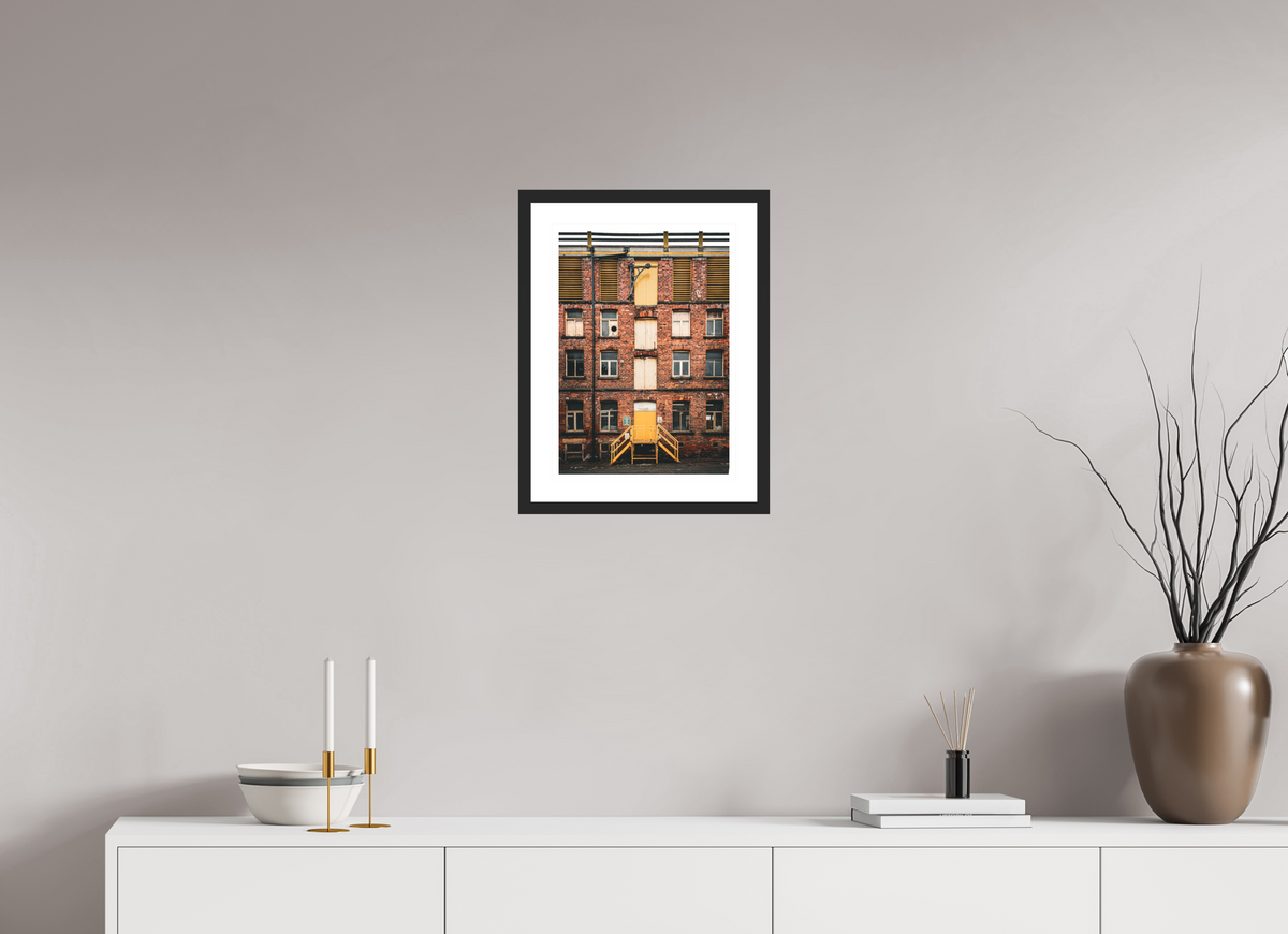 30 x 42.4 cm, Black matte | Bright white mount tekkin' in | Leeds