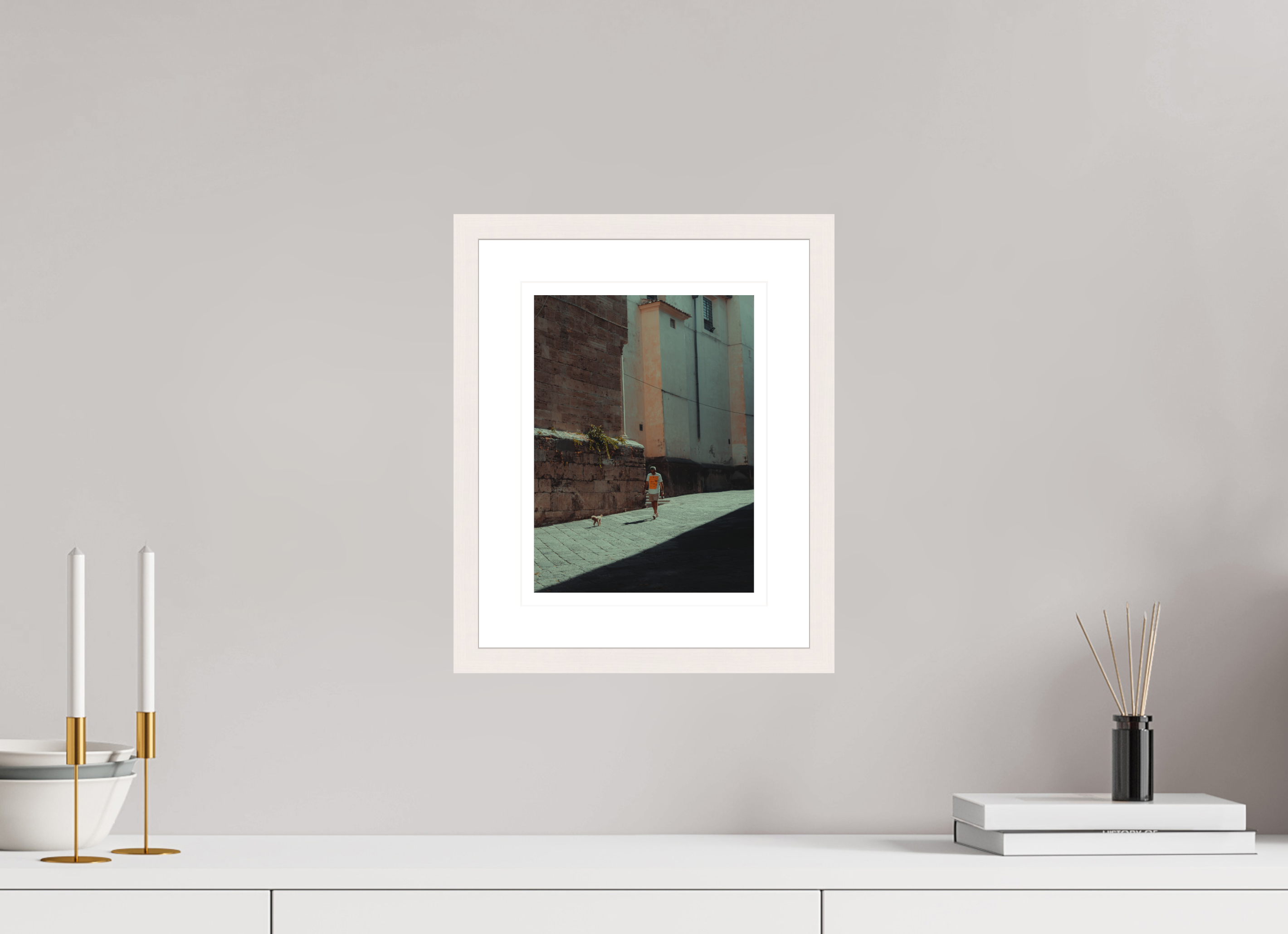 20 x 26.7 cm, Hamburg 20 mm, Maple white Passing Through - Salerno, Italy