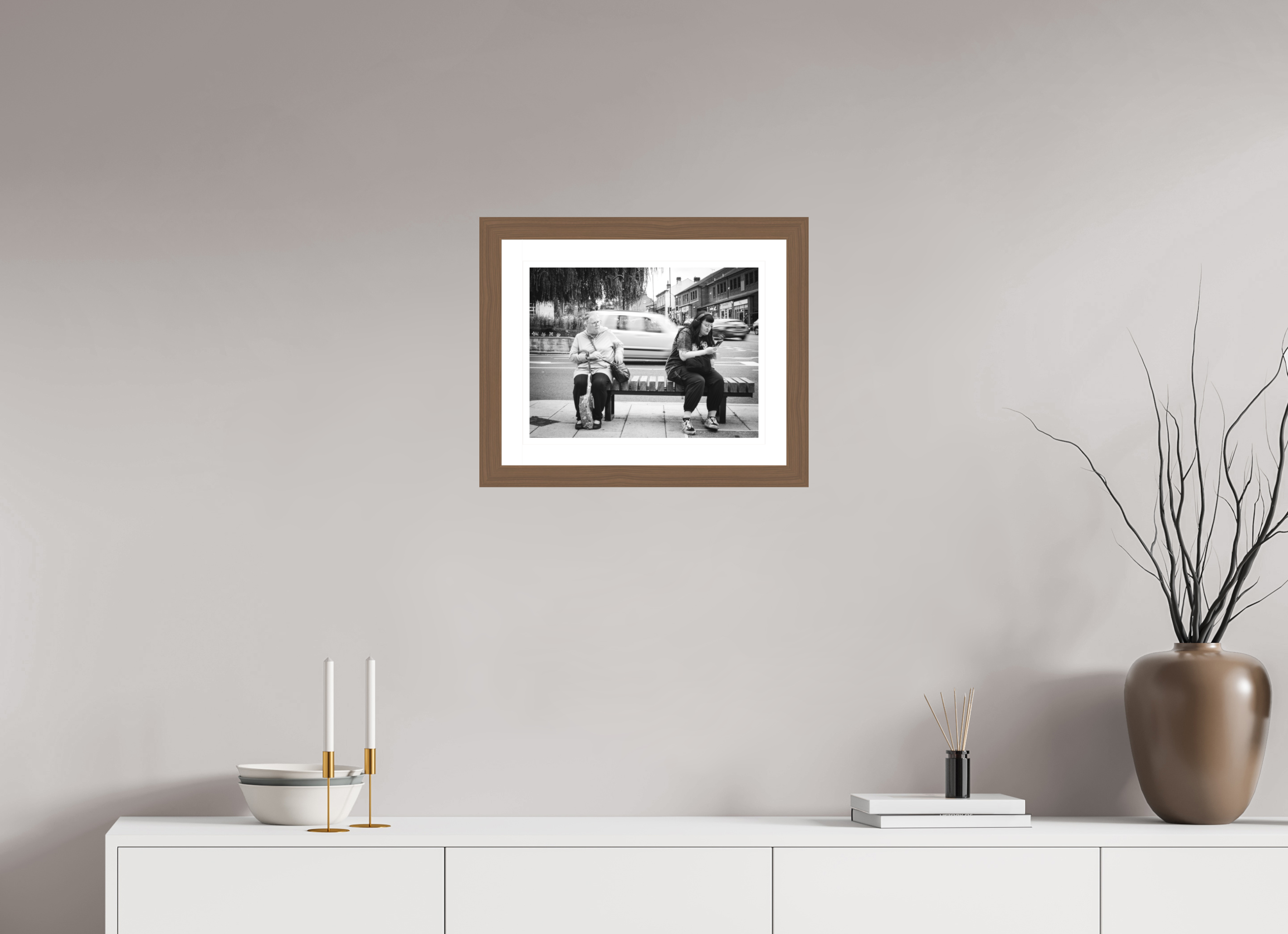 40 x 30 cm, Hamburg 40 mm, Walnut Space - Leeds, UK