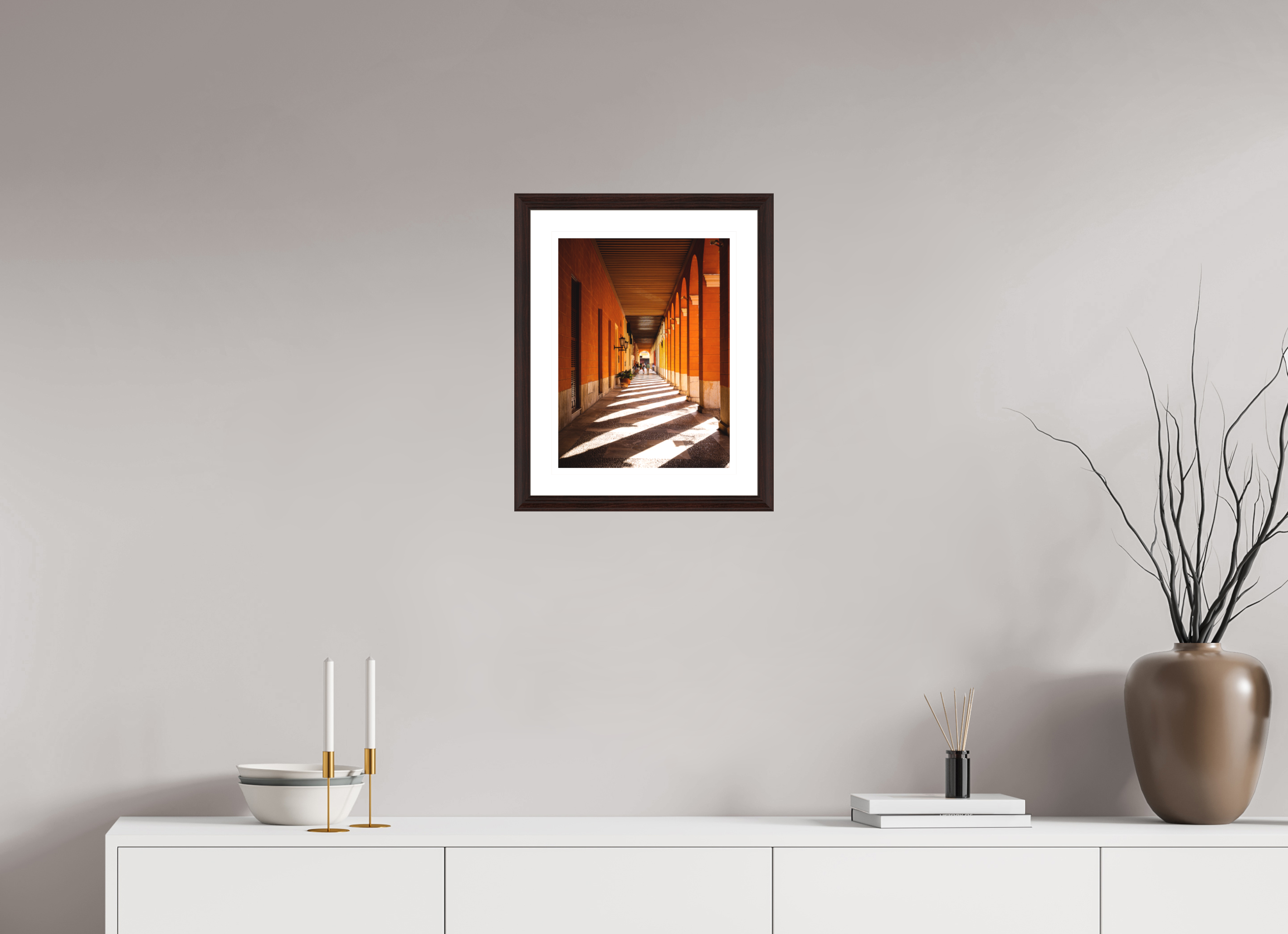 30 x 40 cm, Alder Brown Passage of Light — Palma de Mallorca